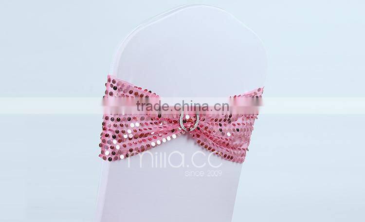 Sequin spandex chair bands