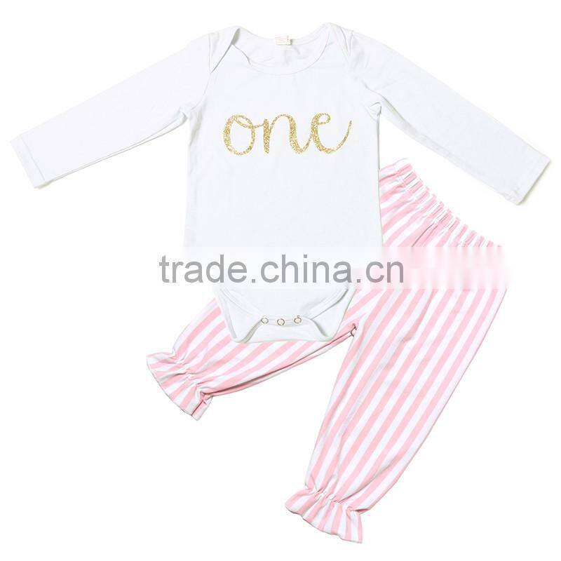 2016 summer organic cotton import baby clothes children frocks designs 2016