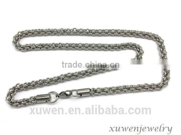 1.2mm round 316l stainless steel bulk snake chain