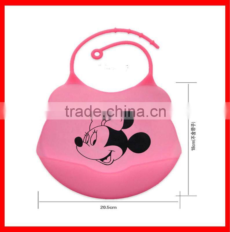 FDA LFGB Approved Silicone Baby Bandana Bibs