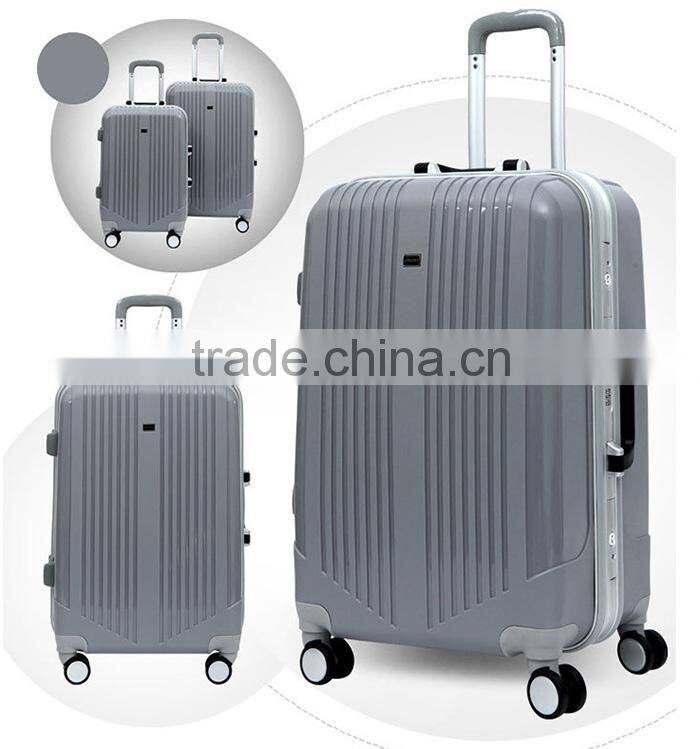 Low MOQ ABS 20"24"28" universal wheels travel luggage,luggage trolley bags,luggage trolley