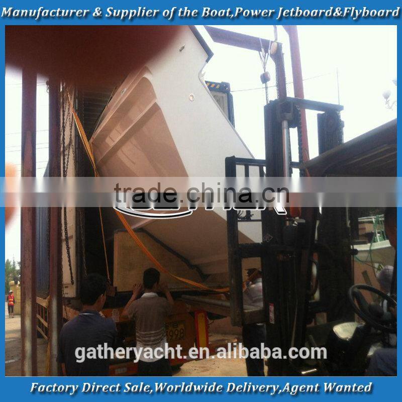 Gather 8m fiberglass boat hulls for sale