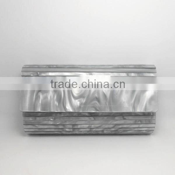 Silver ladies Acrylic Purse