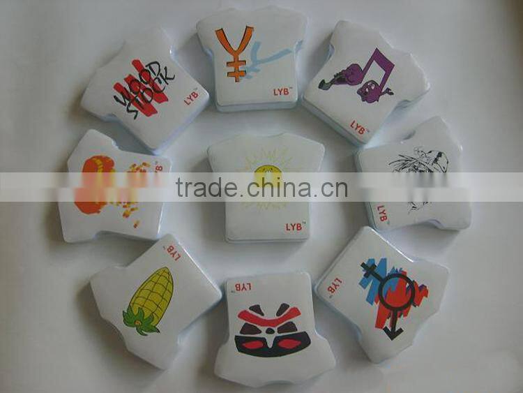 Promotional Customized Pure Cotton Compressed one time T-shirt