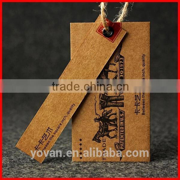 Good Quality customized Shoe Brand printed Hang Tags Design Wholesale