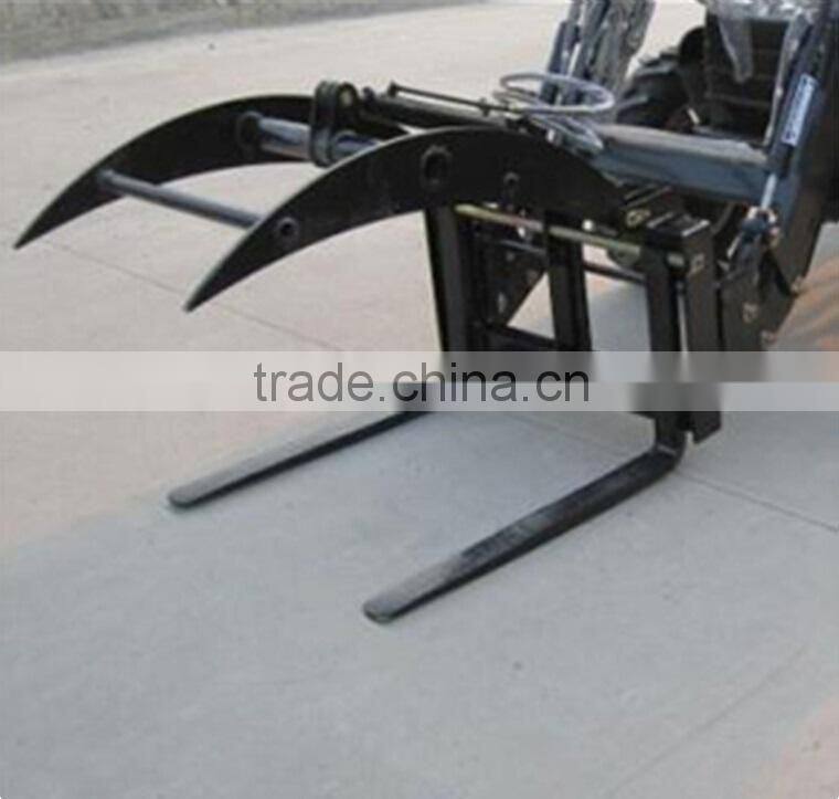 Hydraulic Timber grab on tractor front end loader