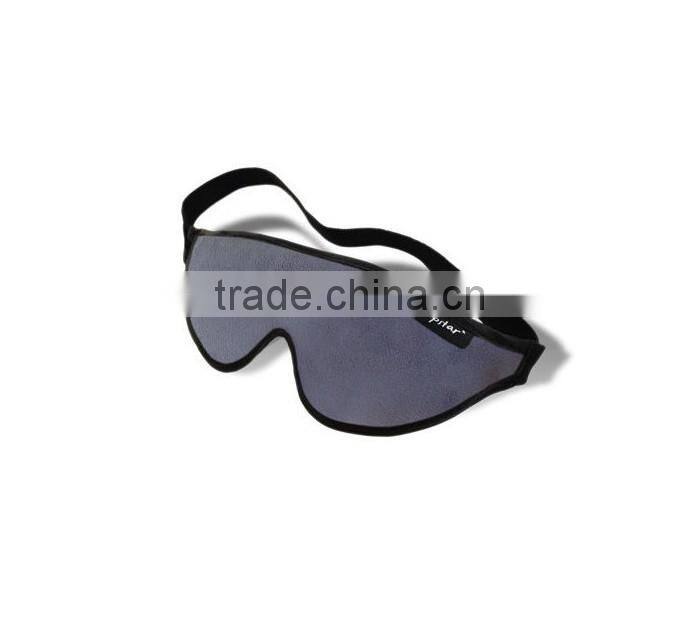 Deluxe suede fabric travel sleep eye mask