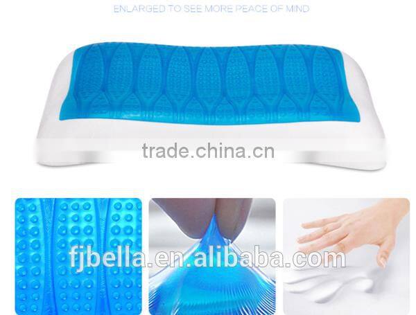 Cool Comfort Relaxing Gel&Memory Foam Pillow with Removable&Washable Cover