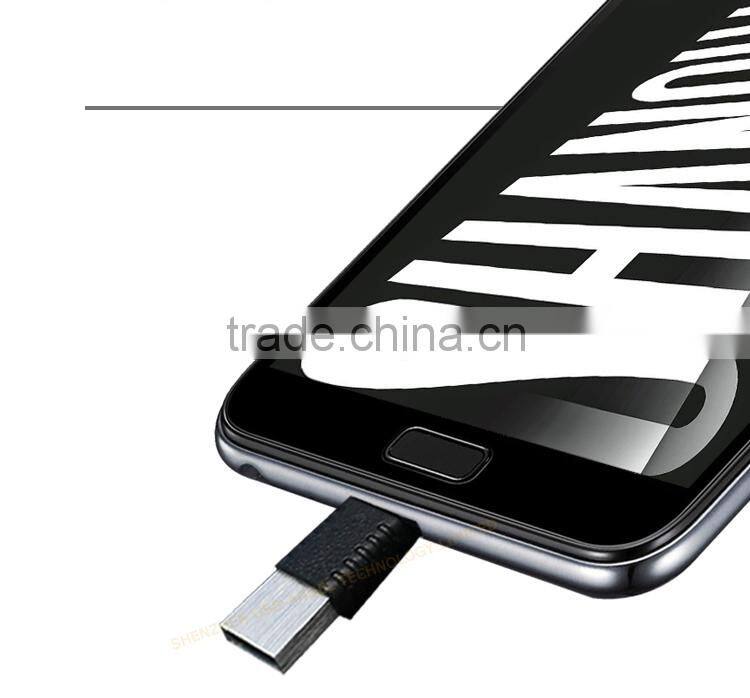 Black smart phone otg usb flash drive 8gb plastic otg usb for Android phone