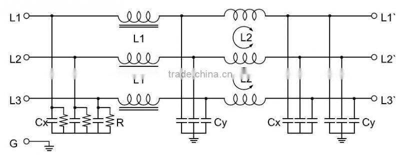 Cheap Motor Wave Interference Power Magnetic EMC Filter