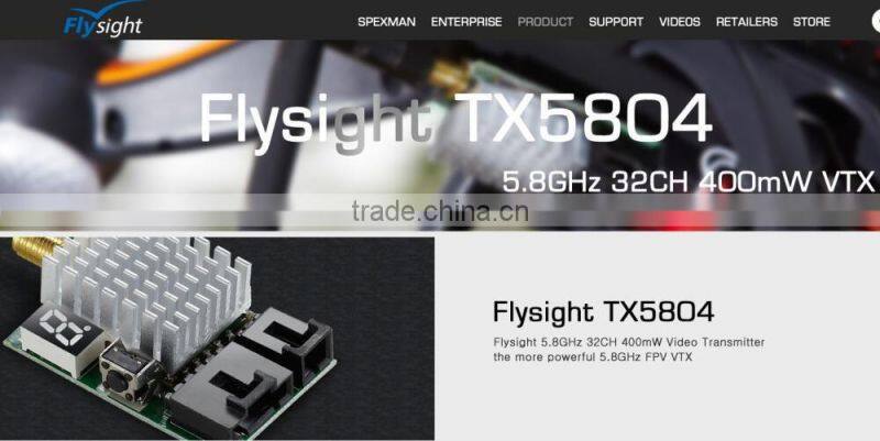 G2864 Flysight TX5804 5.8Ghz 32 CH 400mW fpv transmitter for rc drone