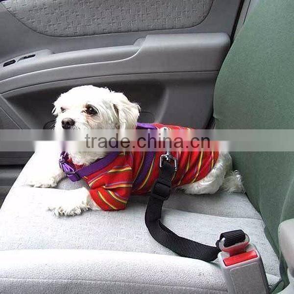 Pet Dog Cat Safety Seatbelt For Car Vehicle Adjustable Seat Belt Harness Lead