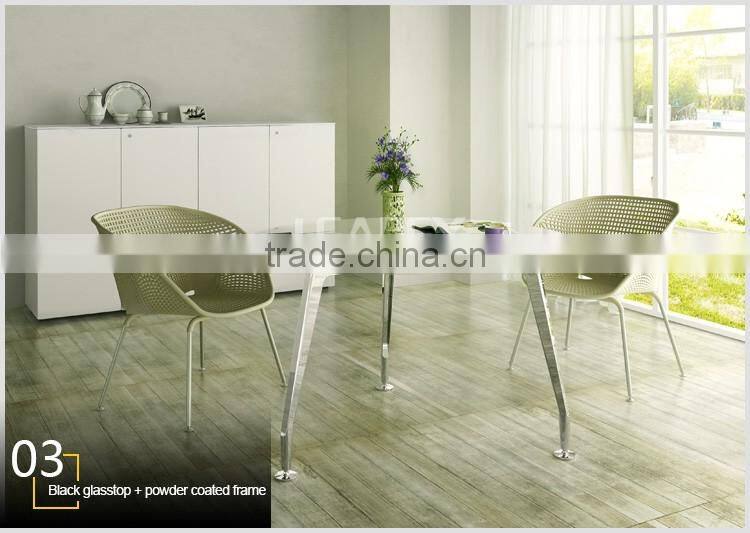 Factory price metal base MDF desktop circular office desk