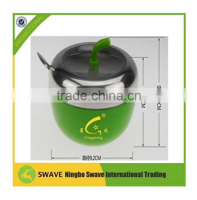 2016 apple shape colorful stainless steel Seasoning pot P77150