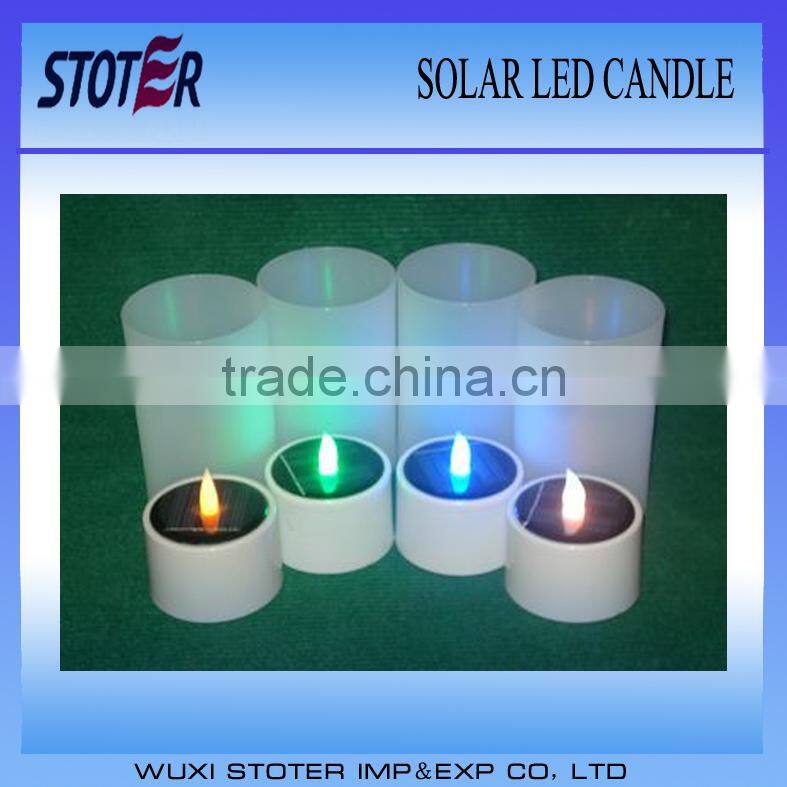 cheap solar led candle for yard/garden