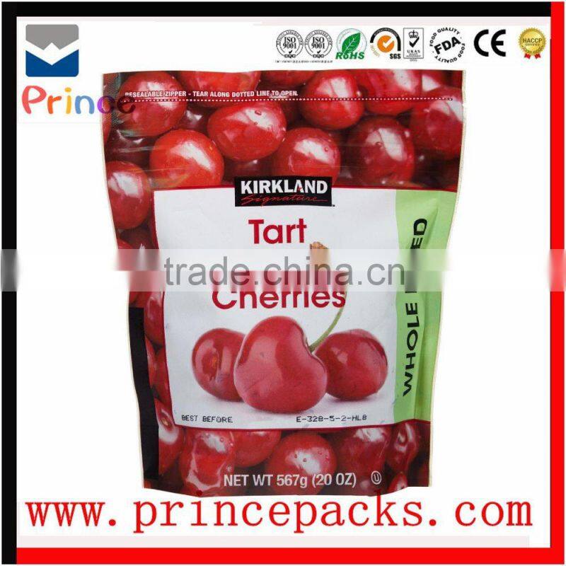 Poly Polyethylene transparent grip zipper bag reclosable press seal zipper bag