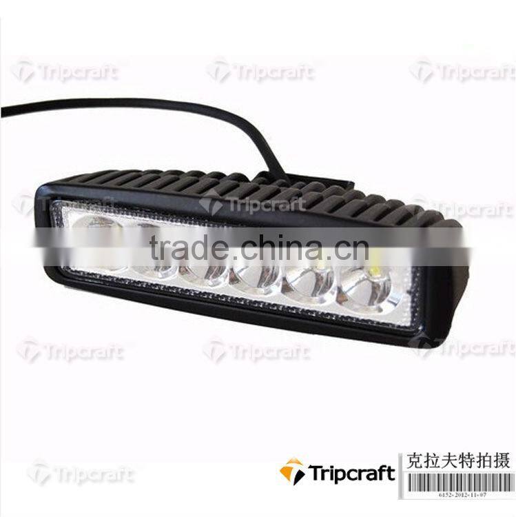 5.5" 15W LED Work Working Driving Light Lamp Bulb Spot Flood Truck SUV ATV Off-Road Car 12v 24v Black White