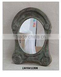 round elegant metal reproduction french antique mirrors