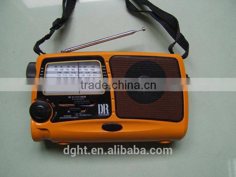 hand crank dynamo rechargeable portable torch radio dealers Radio
