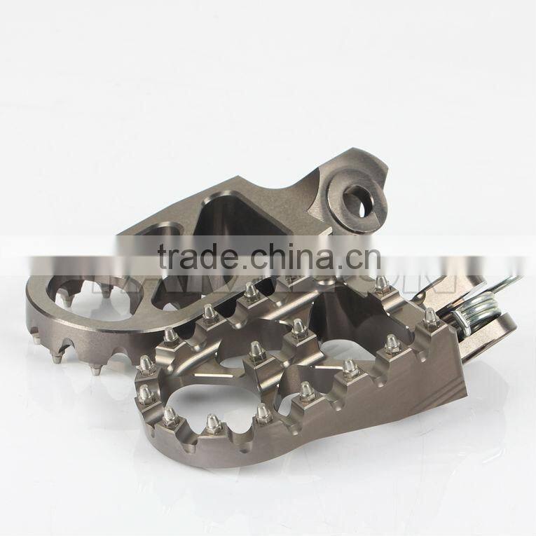 Suzuki CNC Aluminum Offroad Footpegs Footrests Foot peg For RMZ250