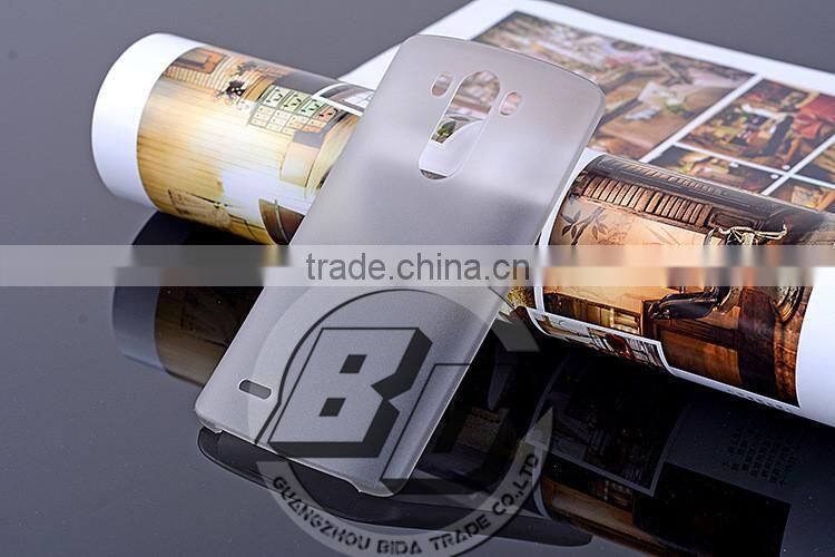 Ultra High Quality PP Frosted Transparent Phone Case For LG G4 factory price