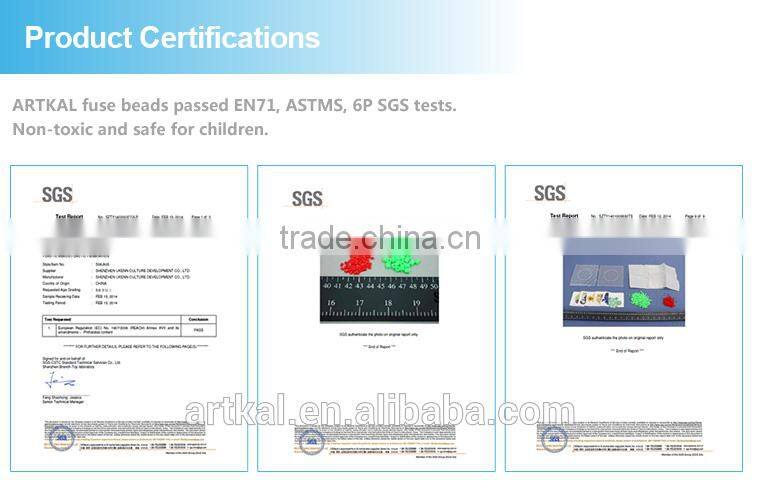 ARTKAL Best selling Elephant toy 89 colors perler beads kit for education