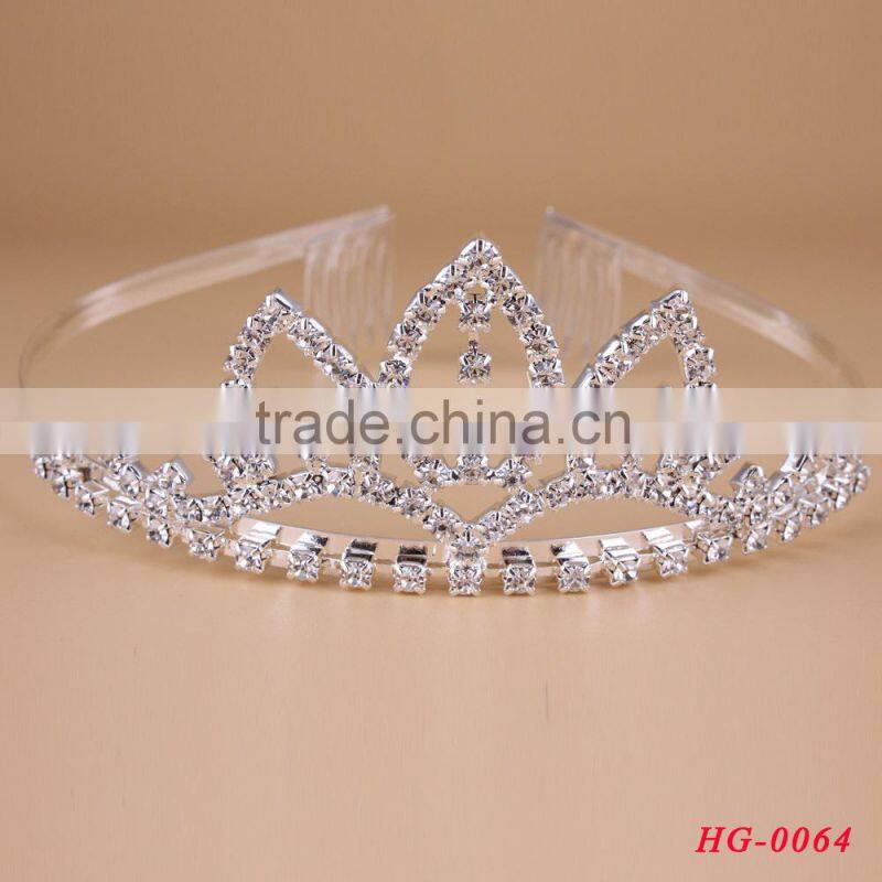 2015 New fashion Elegant queen Crown And Tiaras girls hair accessories sets For Wedding