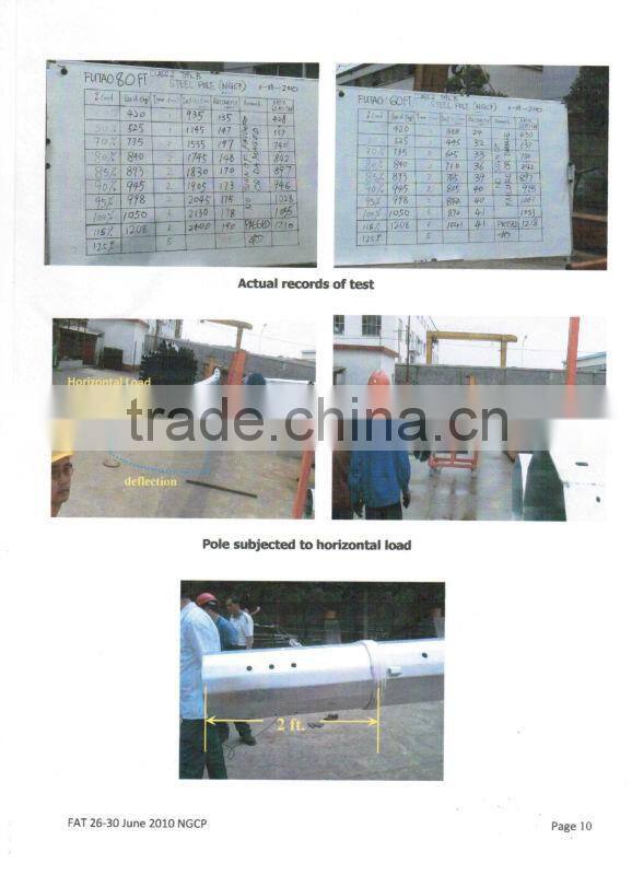 new style traffic light pole and steel traffic signal post Hot Dip Galvanized pole price