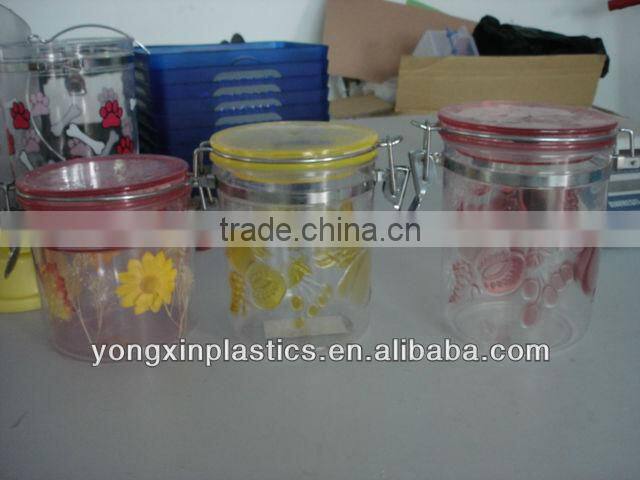 plastic canister sets with lids for food storage
