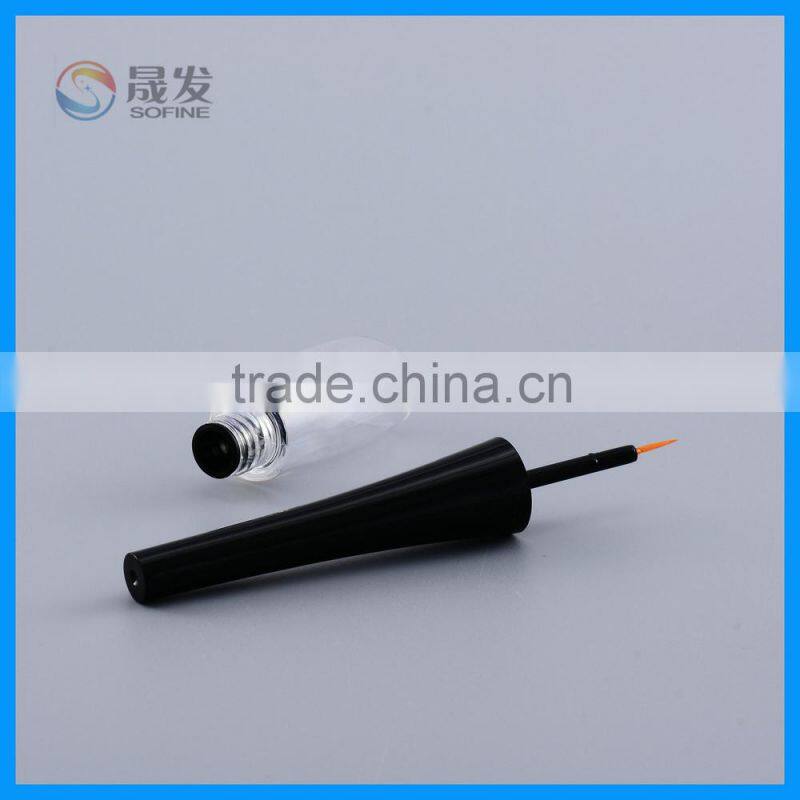 Empty plastic eyeliner tube