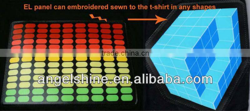attractive el flashing panel / el t-shirt panel