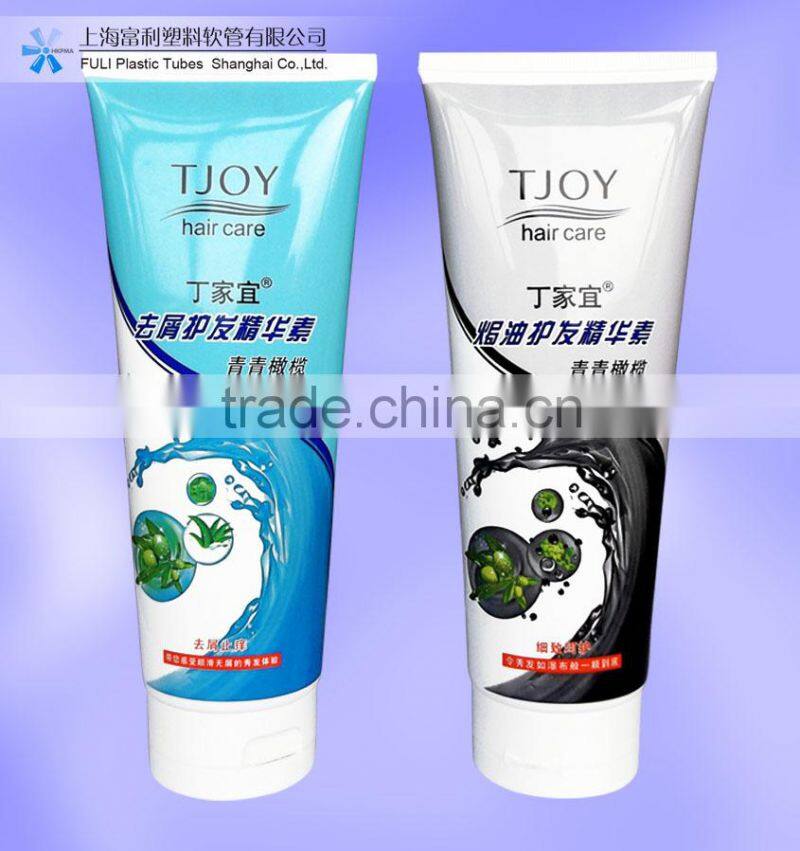 cosmetic tube with flip top cap and packaging for facial cleanser