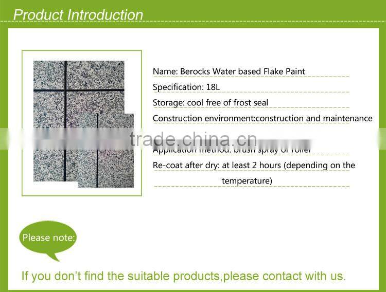 strong bonding flake paint , non-fading properties flake apint