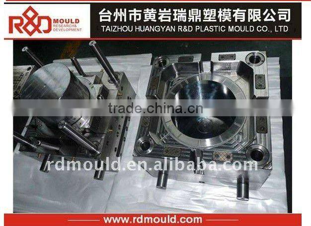 high peformance plastic paint bucket mould with cover and handle