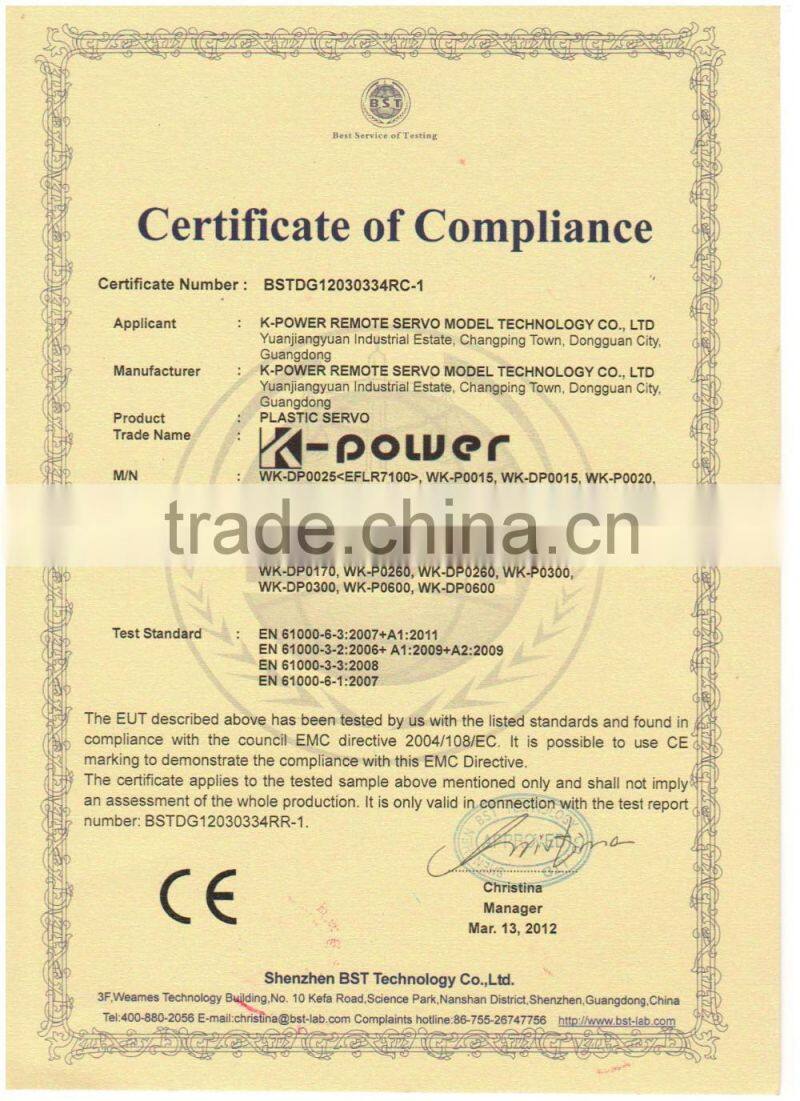 K-power HBL838 digital rc robot servo/high torque metal gear servo/rc toys servo