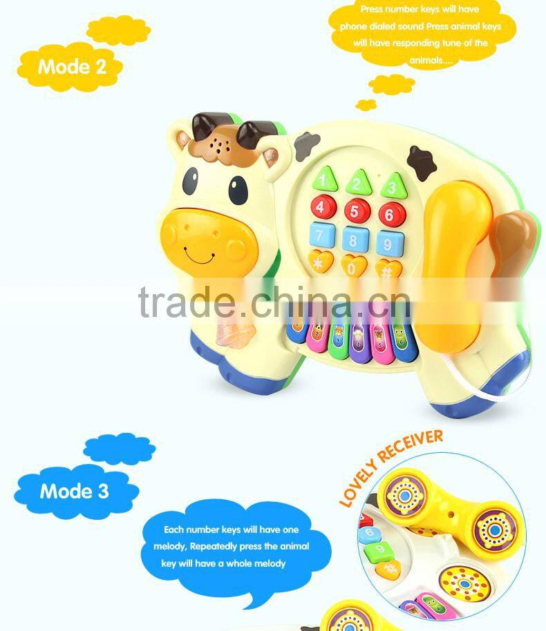 Educational preschool music instrument plastic piano toys for kids