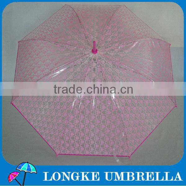 Shangyu modern design dependable performance color transparent umbrella