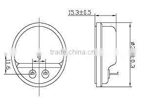 6 holes rocking armature transducer