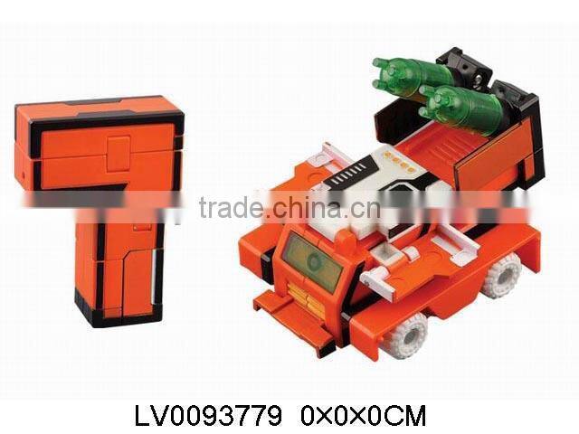 New educational toy cube transform robot toy