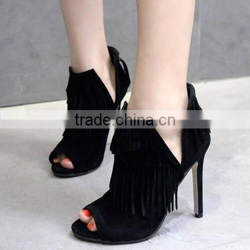 elegant summer ankle boots sexy ladies sandals fish head boot PF4374