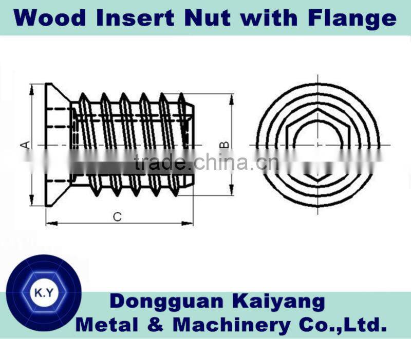 Good Price Galvanized Insert Nut M6 M8 M10