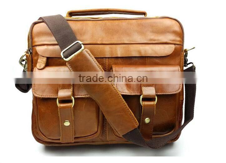 Boshiho vintage cow hide purses and handbags 2016 leather luxury man bag