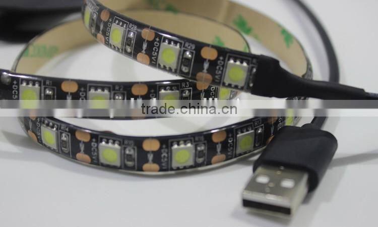 smd 5050 5v led strip with 60leds/m warm pure nature cool white color