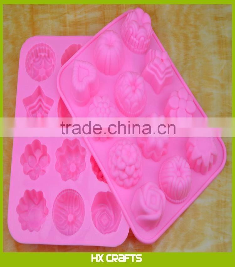 Non-Stick Chocolate, Candy, Baking and Craft Mold Heat-Resistant Fun Novelty Shapes Silicone Ice Cube Tray