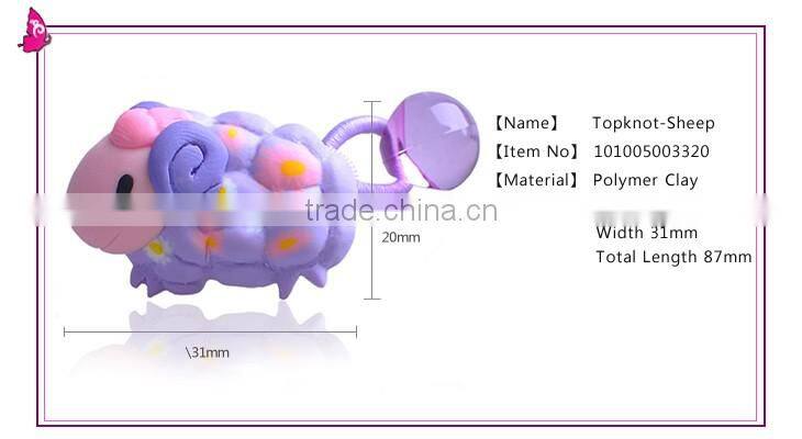 2016 High Quality Hair Accessories For Girls Sheep Hair Extensions