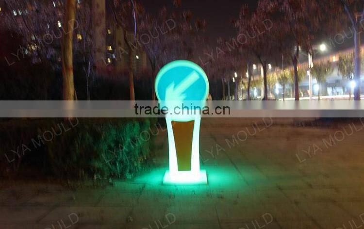 Thickness 5mm durable rechargeable battery powered led sign