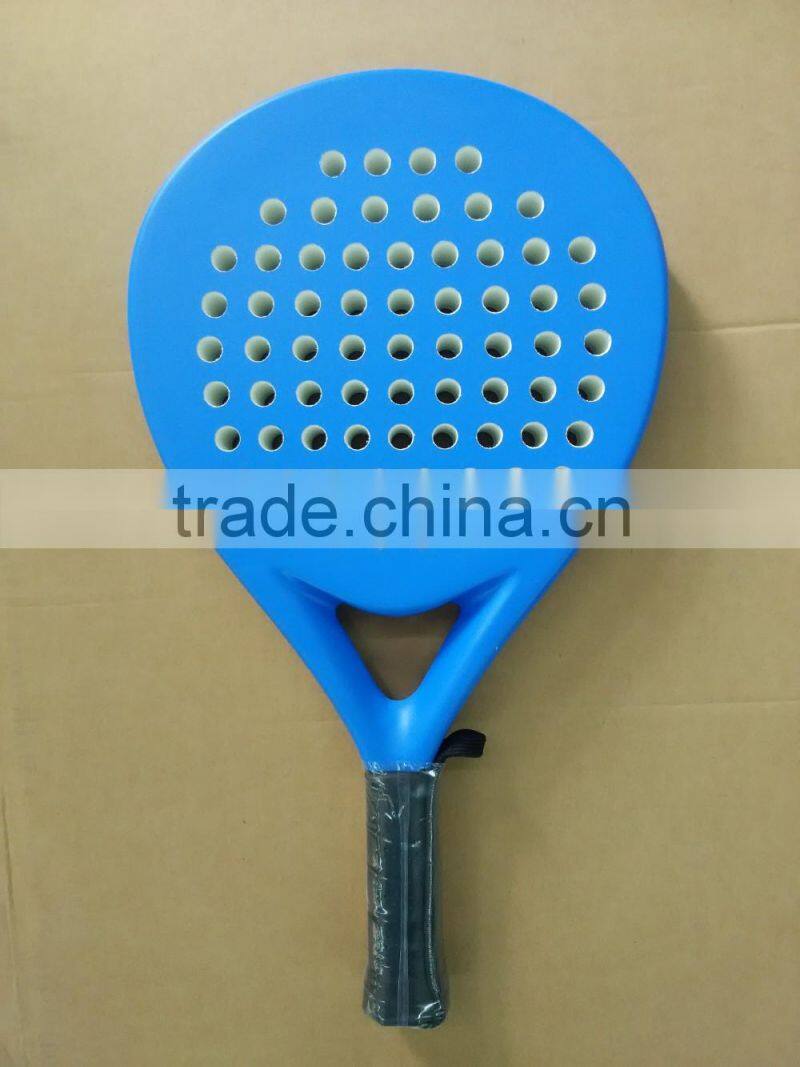 wooden beach tennis racket 100% carbon graphite 38mm paddle racket