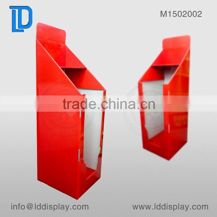 Smart cardboard dum bin display stands & retail dum bin standing