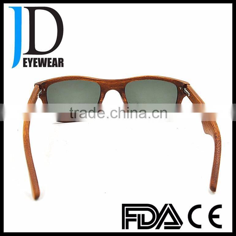 Hot sell fashion design Custom made square sunglasses with green lens for Men
