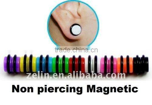 fake magnetic labret studs ear ring body piercing jewelry